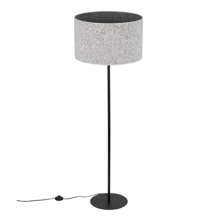 Lampa podłogowa z abażurem 50cm VELLUM BLACK 1XE27 Tk Lighting 16166