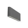 Szary kinkiet elewacyjny 30cm LED 3000K góra-dół ARWENA L GRAY IP54 Tk Lighting 18084