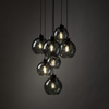 CUBUS GRAPHITE LAMPA WISZĄCA 7 KOŁO TK Lighting 10207