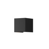 Czarna kostka elewacyjna 10cm LED 3000K Fulton O572WL-L6B Maytoni