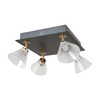 Lampa sufitowa Orella LED 3000K Italux WL-34393-4S-BK-HBR