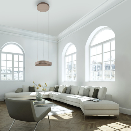Lampa wisząca brązowa LED Q-STRETTO Paul Neuhaus 2689-97