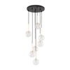 NILOS BLACK / GOLD LAMPA WISZĄCA 7 TK Lighting 5362
