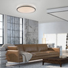 Okrągła lampa sufitowa 49cm z czarną obramówką z funkcją SwitchMo KYLE LED 3000K Just Light 14295-18 KYLE