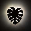 Kinkiet w kształcie liścia monstery w kolorze sabia podświetlający ściane MONSTERA SABIA 3xG9 Tk Lighting 10626