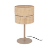 Lampka nocna z abażurem z rafii w stylu boho CALMA 1XE27 Tk Lighting 16178