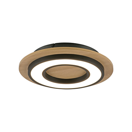 Okrągła lampa sufitowa 32cm drewniana TOLA LED 3000K Just Light 14560-18