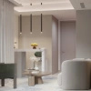 Cienka czarna lampa wisząca rurka do łazienki Elin 1xLED 3000K IP44 PL0123-BK Yaskr