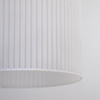 Lampa wisząca z białym ryflowanym kloszem i ozdobną bursztynową kulą SOPHIA COGNAC WHITE 1xE14 Tk Lighting 11020