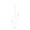 Lampa wisząca BATO Smoked 4W LED Milagro ML1396