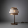 Lampka nocna z abażurem z lnu KALUM 1xE27 Tk Lighting 16222