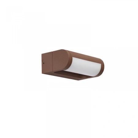 Kinkiet ogrodowy brązowy FRAME WALL 4000K CORTEN AZZARDO AZ6636