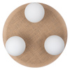 Lampa sufitowa Carter 3xE14 Natural Milagro MLP0227