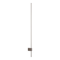 Brązowy liniowy kinkiet 114cm podświetlający ściane LIXA BROWN LED 3000K 18W Tk Lighting 18300