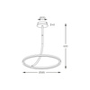 Lampa sufitowa CORIT LED Zuma Line E82907-01 - ring LED 30W