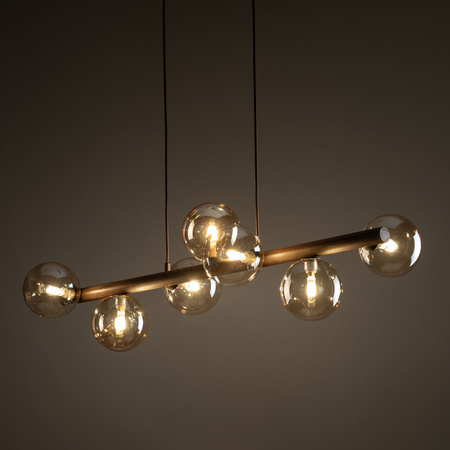 Lampa wisząca ESTERA WOOD ORZECH BURSZTYN 7XG9 Tk Lighting 11096