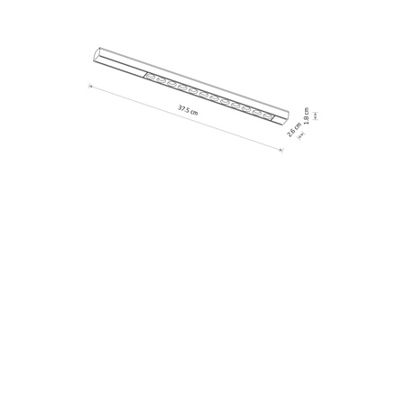 UT-LVM FOCUS LED 12W 3000K 1-obwodowy niskonapięciowy 48V   UT- LVM Nowodvorski 11305
