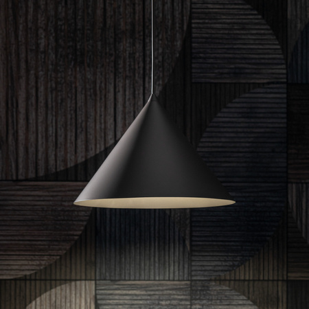 Lampa wisząca metalowy stożek w odcieniu brązu 50cm CONO XL NEW BROWN 1XE27 Tk Lighting 11378