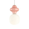 Lampa wisząca ceramiczna różowa 1xE14 Latera Italux PND-94331-1S-PK