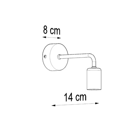 Kinkiet DUOMO 1 Sollux Lighting SL.0306