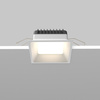 Kwadratowa oprawa wpuszczana 11x11cm LED IP44 do łazienki Okno DL056-12W3-4-6K-W Maytoni
