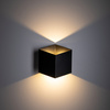 Kinkiet zewnętrzny CUBE BLACK LED IP54 Tk Lighting 18182