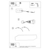 Kinkiet TAUGAN ceramiczny biały Sollux Lighting SL.0836