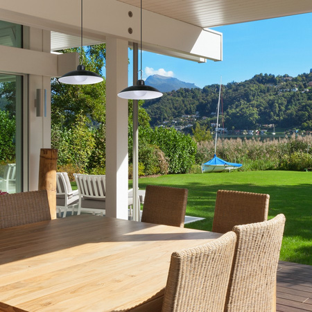 Lampa solarna wisząca podwójna SATURN IP44 12W Milagro EKO9151 funkcja ściemniania