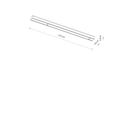 UT-LVM LINE LED 12W 4000K 1-obwodowy niskonapięciowy 48V   UT- LVM Nowodvorski 11333