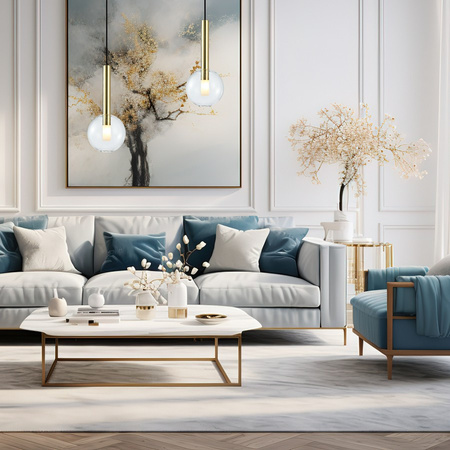 Lampa wisząca NIKO GOLD 15cm Milagro ML0330