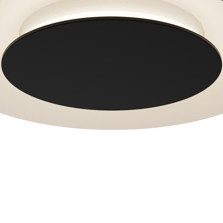 Lampa sufitowa Piattino Czarny 30W LED 3000K-4000k-6000K Milagro ML1811