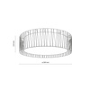 Plafon sufitowy wykonany z juty o średnicy 50cm HARMONY SABIA JUTA 4XE27 Tk Lighting 11464