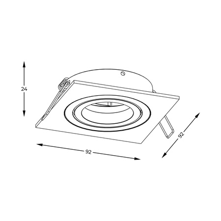 Spot CHUCK GU10 Zuma Line ARGU10-041-N