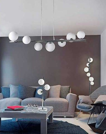 Lampa stołowa SYBILLA chrom AZzardo AZ2103