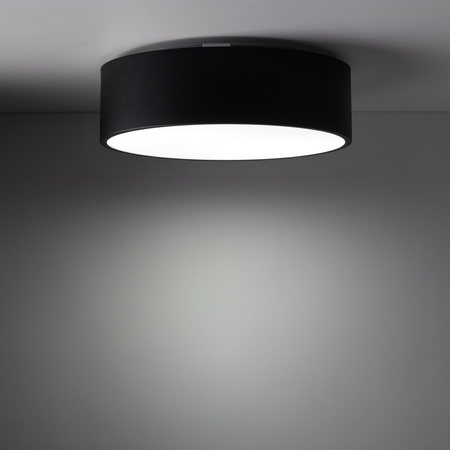 Plafon czarny do łazienki 40cm LIVO BLACK M IP54 3xE27 Tk Lighting 10986