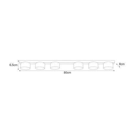 Lampa sufitowa K-5534 z serii CRUZ Kaja Lighting