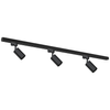 Zestaw Szynoprzewód 3xPipe GU10 + Prowadnica 1,5m - Czarny ML8719