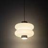 Lampa wisząca LED z podwójnym mlecznym kloszem LUNARI LED Nowodvorski 11981