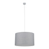 Lampa wisząca szary abażur o średnicy 50cm 1xE27 HOTEL MOOD Nowodvorski 11791