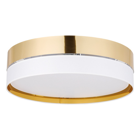 Lampa sufitowa plafon 60cm HILTON WHITE/GOLD TK Lighting 4773
