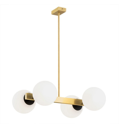 Lampa wisząca mosiężna FREEMONT 4 Argon 1767