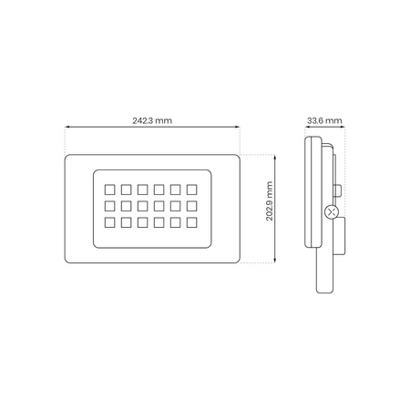 Naświetlacz LED 100W 4000K Eko-Light EKN1623