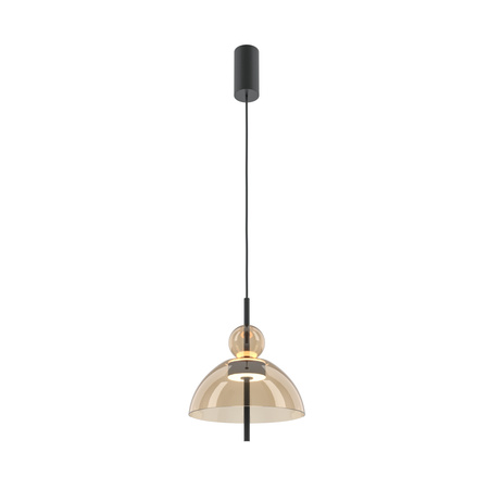 Wisząca szklana lampa z kloszem bursztynowym LED 3000K Bangkok MOD185PL-L12CG3K1 Maytoni