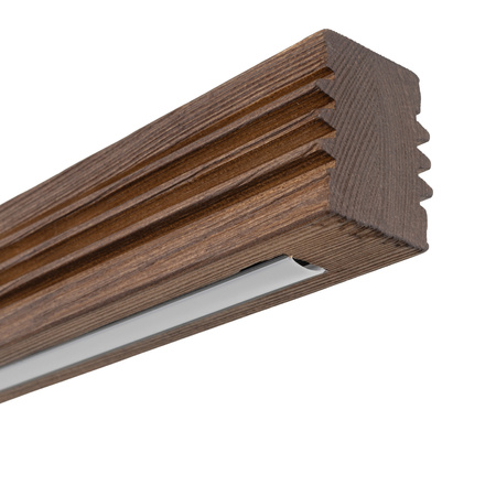 Podłużna lampa sufitowa 120cm VIGA WOOD LED SOSNA SZCZOTKOWANA ORZECH Tk Lighting 11692
