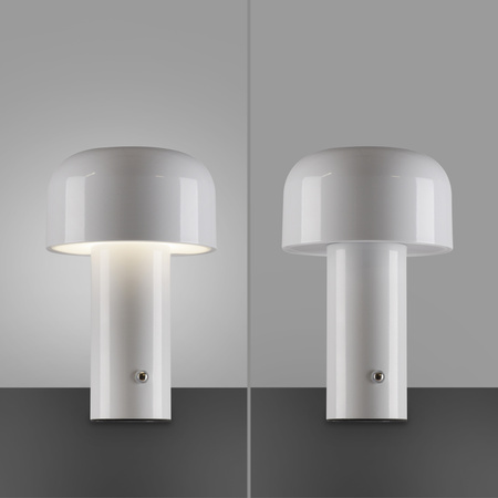 Biała lampka stołowa ładowana USB AGNES LED Just LIght 19190-16