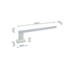 Kinkiet SHINE 45cm LED Milagro ML3877 ML3876 ML4381 ML4380 - kolor oraz wersja do wyboru