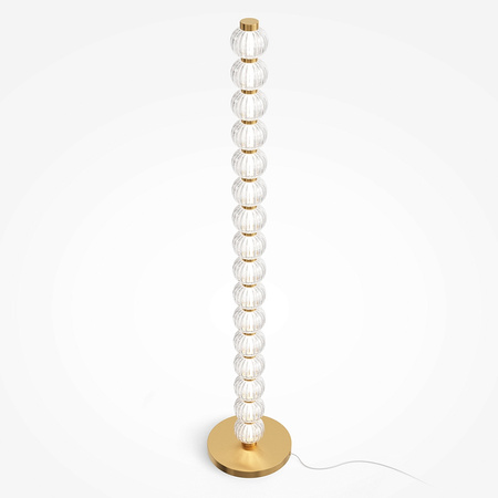 Designerska lampa stojąca, kolumna z kul szklanych LED Amulet MOD555FL-L23G3K Maytoni