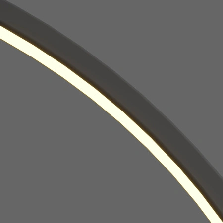 Lampa wisząca duży pionowy czarny ring o średnicy 85cm do dużej łazienki Loop M LED IP44 PL0119-85-CCT-BK Yaskr