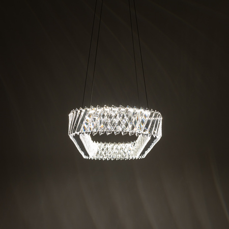 Lampa wisząca kryształowy owal 120cm 3000K LUXORA LED Nowodvorski 11707