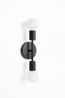 Kinkiet CONCEPT metalowy czarny Sollux Lighting SL.0710